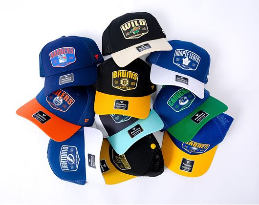 Kšiltovka Fanatics - Buffalo Sabres - A/CAP Structured Adjustable Meshback - Deep Royal/Yellow Gold