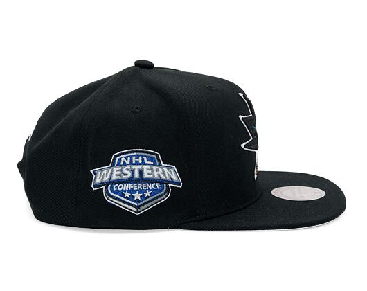 Kšiltovka Mitchell & Ness - Conference Patch Snapback - San Jose Sharks - Black