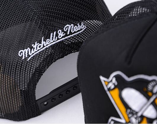 Kšiltovka Mitchell & Ness - Evergreen Trucker - Pittsburgh Penguins - Black