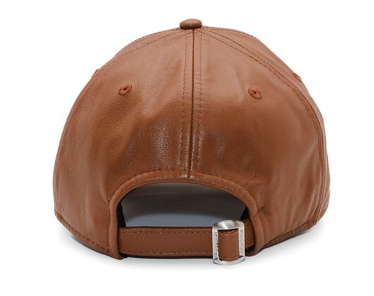 Kšiltovka New Era - 9FORTY MLB Leather - NY Yankees - Brown / White