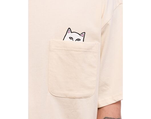 RIP N DIP Lord Nermal Pocket Tee Natural