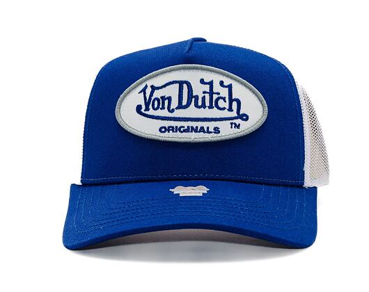 Kšiltovka Von Dutch - Trucker Boston - Caps - Cot Twill - Blue/White