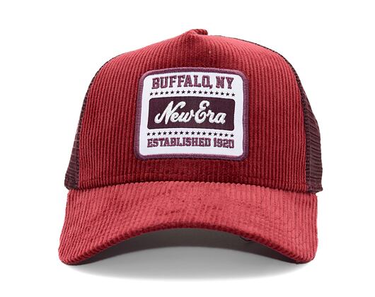 Kšiltovka New Era - Patch Cord 9FORTY Trucker - Burgundy