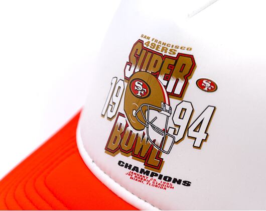 Kšiltovka New Era - NFL Superbowl 9FORTY Trucker - San Francisco 49Ers - Scarlet