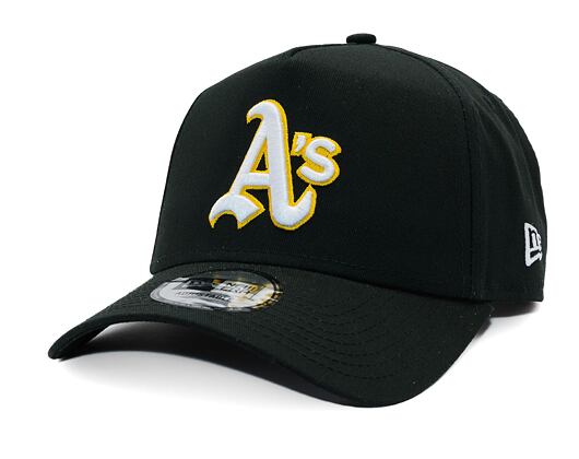 Kšiltovka New Era - MLB World Series Patch 9FORTY A-Frame - Oakland Athletics - Black / Gold