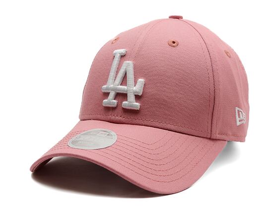 Dámská Kšiltovka New Era - MLB Essential 9FORTY - LA Dodgers - Pink / White