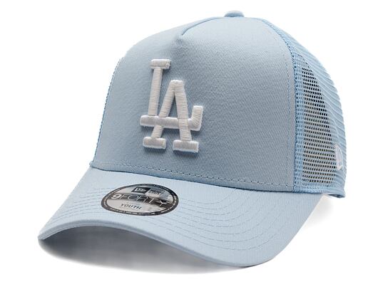 Dětská Kšiltovka New Era - MLB Essential 9FORTY Trucker - LA Dodgers - Pastel Blue / Navy