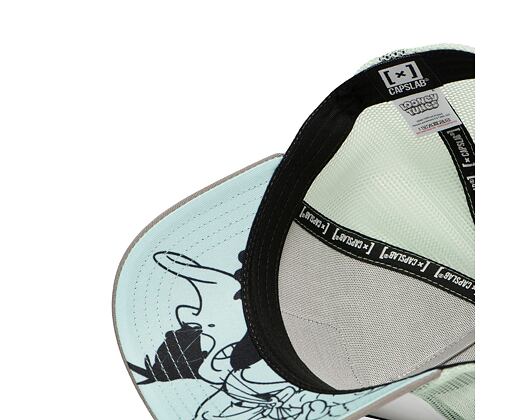 Kšiltovka Capslab - Trucker Looney Tunes - Bugs Bunny - White / Mint