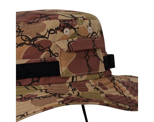 Klobouk Rip N Dip - Wired Boonie Hat Tan - Camo