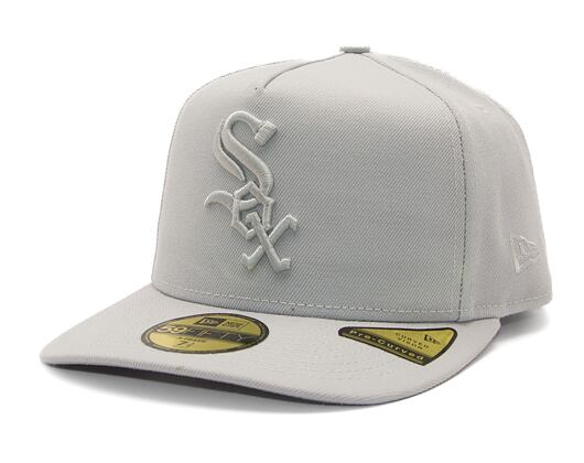 Kšiltovka New Era - MLB Color Pack 59FIFTY A-Frame - Chicago White Sox - Silver Grey