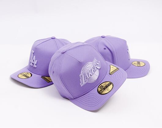 Kšiltovka New Era - NBA Color Pack 59FIFTY A-Frame - LA Lakers - Purple