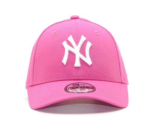 New Era League Basic New York Yankees Pink 9FORTY Child Strapback Kids Cap