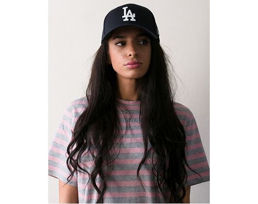 New Era League Basic Los Angeles Dodgers Navy/White 39THIRTY Stretchfit Cap