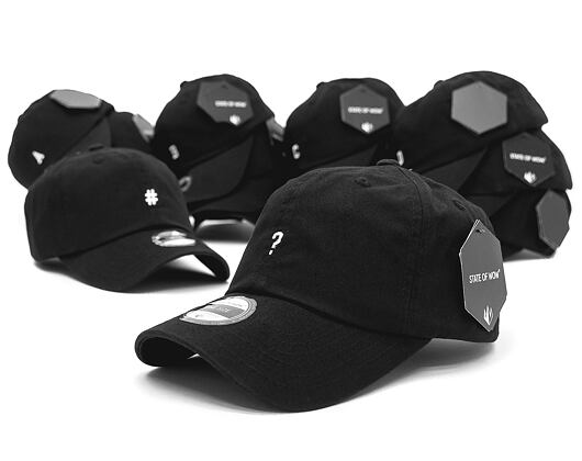 State of WOW Echo Soft Baseball Cap Black/White Strapback