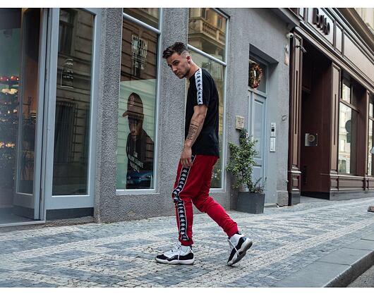 Kappa Banda Rastoria Slim A0E Red Sweatpants