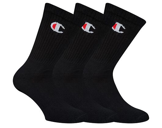 Champion Legacy Crew Socks 3-Pack CH0008QG-8UZ Black