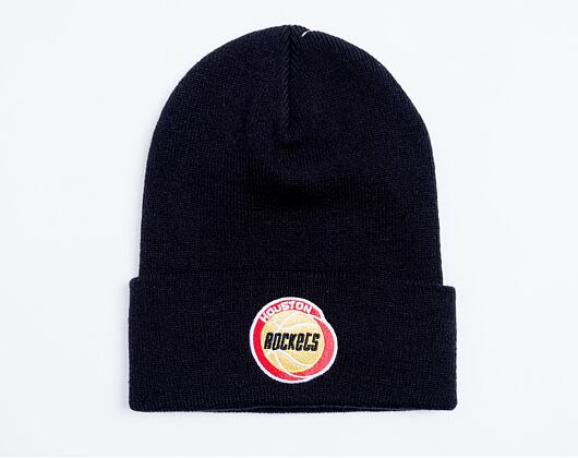 Mitchell & Ness Houston Rockets HWC Team Logo Cuff Knit Black Winter Beanie