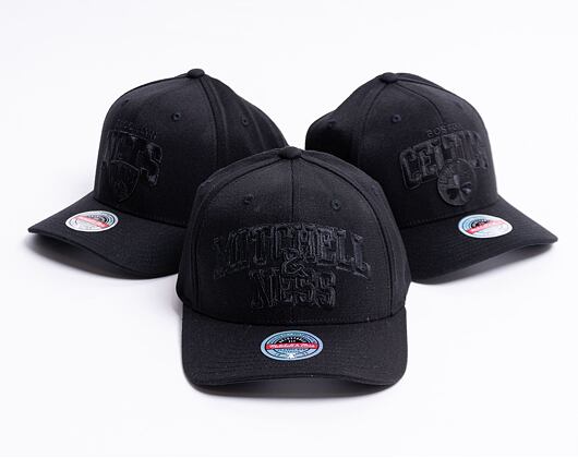 Mitchell & Ness Branded Black Out Arch 110 Snapback Black Cap