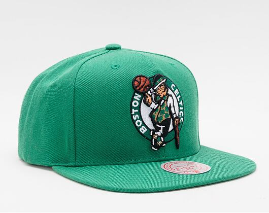 Mitchell & Ness Team Ground 2.0 Snapback Boston Celtics Green Cap