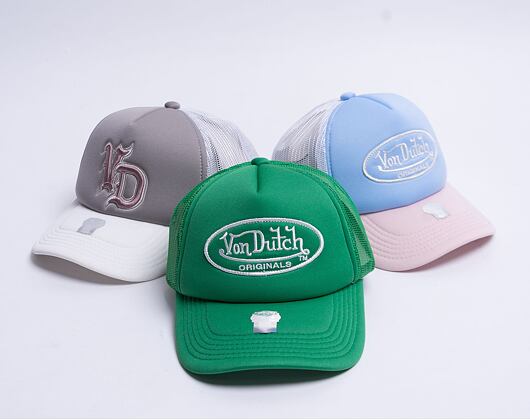 Von Dutch Tampa Trucker Foam GREEN/GREEN Cap