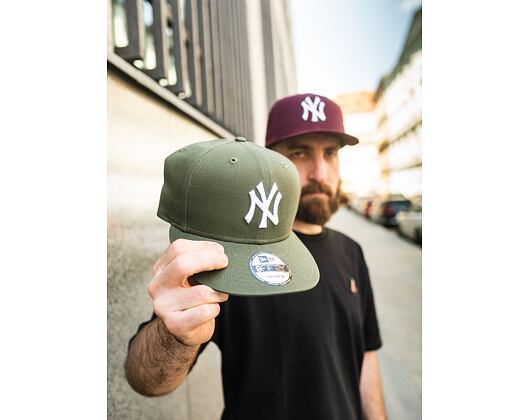 New Era 9FIFTY MLB Color New York Yankees Snapback New Olive/Optic White Cap