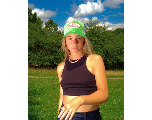 Von Dutch Kent Trucker Velvet Green/White Cap