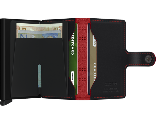 Secrid Fuel Black-Red Wallet