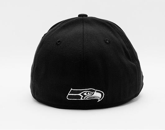 New Era 39THIRTY NFL22 Sideline Seattle Seahawks Black / White Cap