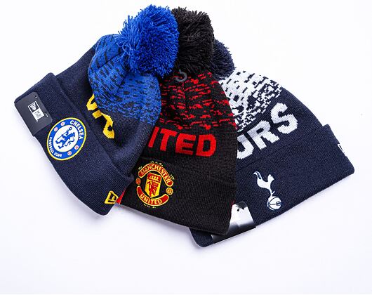 New Era Marl WordMark Beanie Chelsea FC Lion Crest Navy / Blue