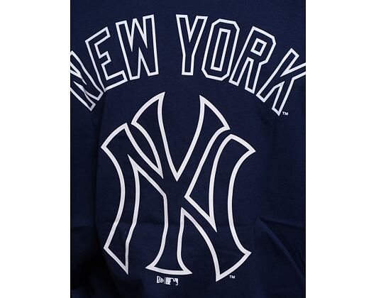 New Era Heritage Back Print Oversized Tee New York Yankees Oceanside Blue / Off White T-Shirt