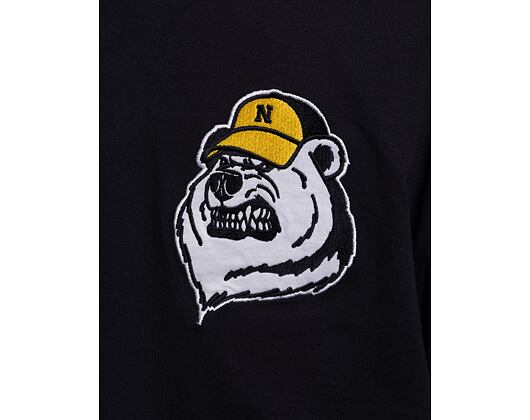 New Era Heritage Patch Jersey Black / Off White T-Shirt