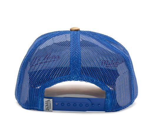 Von Dutch Trucker Cary Satin Gold/Blue Cap