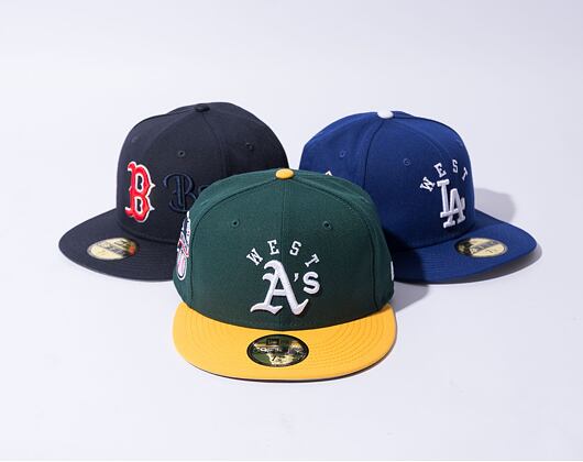 New Era 59FIFTY MLB Team League 5 Oakland Athletics Dark Green Cap