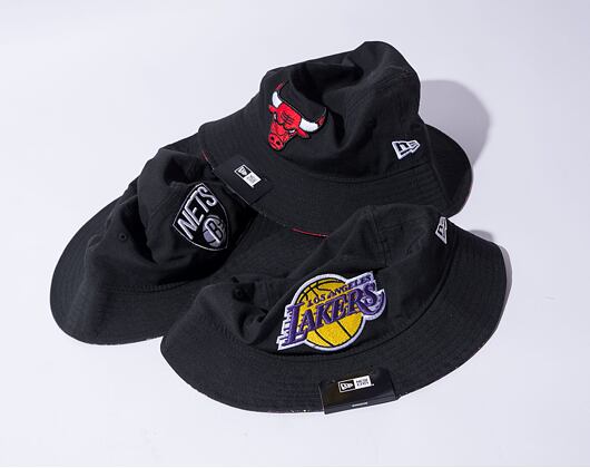 New Era NBA Print Infill Bucket Chicago Bulls Black Hat