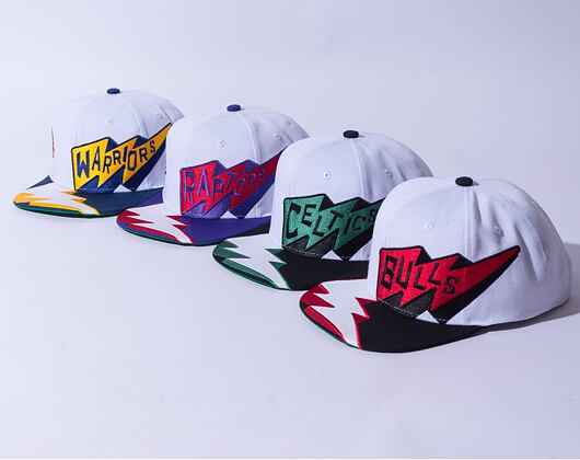 Kšiltovka Mitchell & Ness FAST TIMES SNAPBACK HWC GOLDEN STATE WARRIORS White