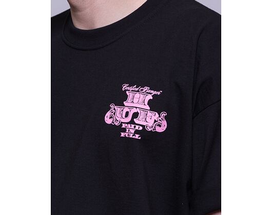 Triko HUF Paid In Full T-Shirt Black