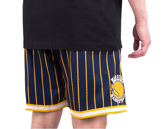 Kraťasy Mitchell & Ness NBA M&N CITY COLLECTION MESH SHORT WARRIORS Navy / Gold