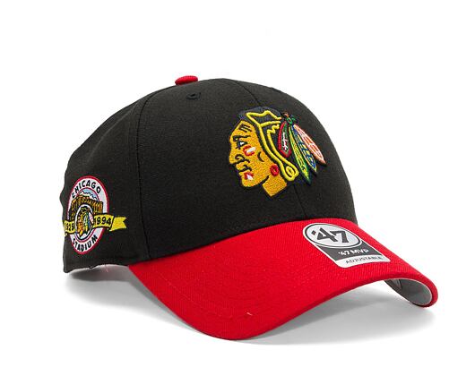 Kšiltovka '47 Brand NHL Chicago Blackhawks Sure Shot TT Snapback MVP Black