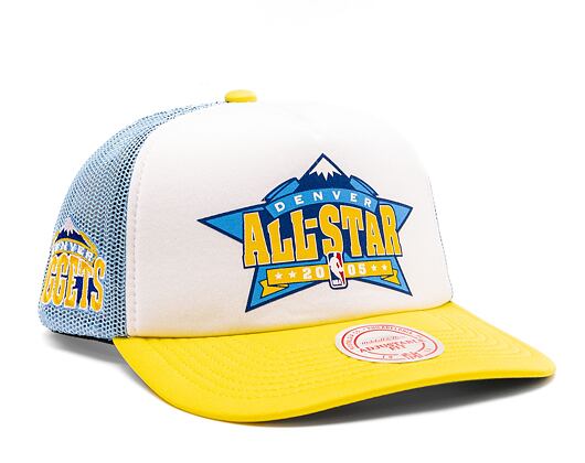 Kšiltovka Mitchell & Ness NBA Party Time Trucker Snapback Hwc Denver Nuggets White / Blue