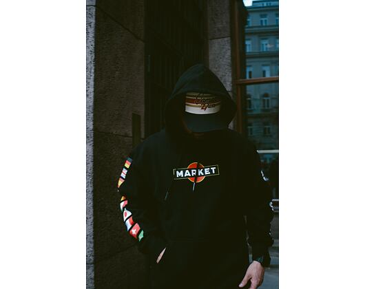 Mikina s kapucí Market Group 5 Hoodie Black