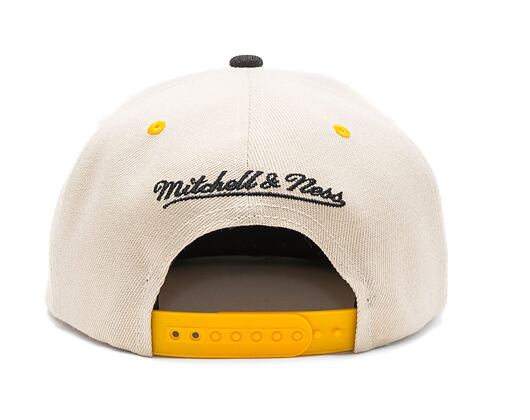 Kšiltovka Mitchell & Ness NHL Pop Panel Snapback Pittsburgh Penguins Off White