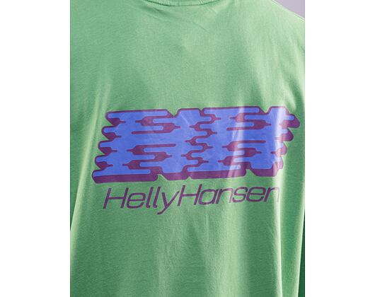 Triko Helly Hansen Play Oversized Tee Even Green