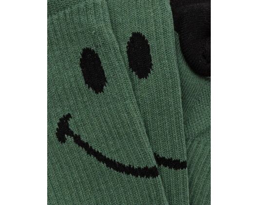 Ponožky Market Smiley Oversized Socks Sage