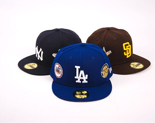 Kšiltovka New Era 59FIFTY MLB Coops Multi Patch Los Angeles Dodgers Team Color / White