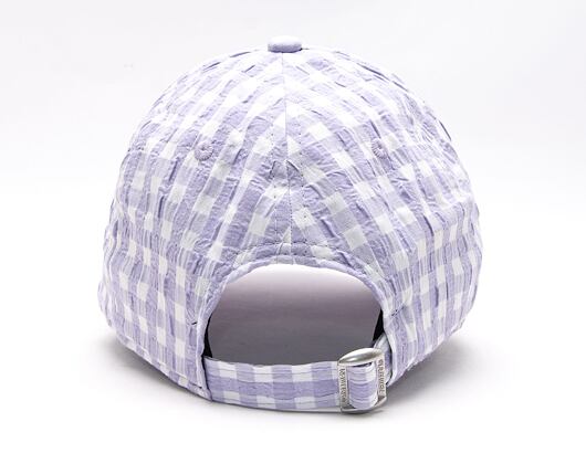 Dámská Kšiltovka New Era 9TWENTY MLB Womens Gingham  New York Yankees Pastel Lilac / White