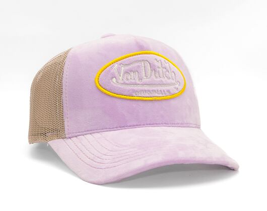 Von Dutch Trucker Kent Velvet Lilac/Sand Cap