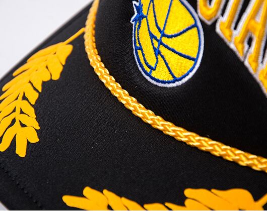 Kšiltovka Mitchell & Ness NBA Gold Leaf Trucker HWC Warriors Black