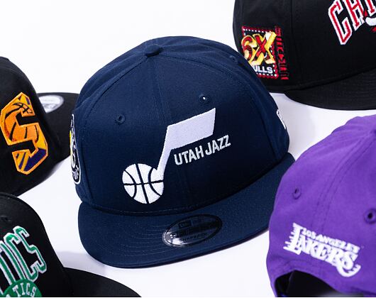 Kšiltovka New Era 9FIFTY NBA Patch Utah Jazz Oceanside Blue / White