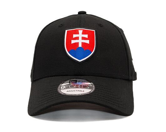 Kšiltovka New Era 9FORTY National Team - Slovakia Black