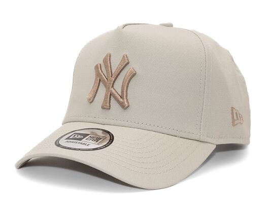 Kšiltovka New Era 9FORTY A-Frame MLB Seasonal New York Yankees Stone / Ash Brown